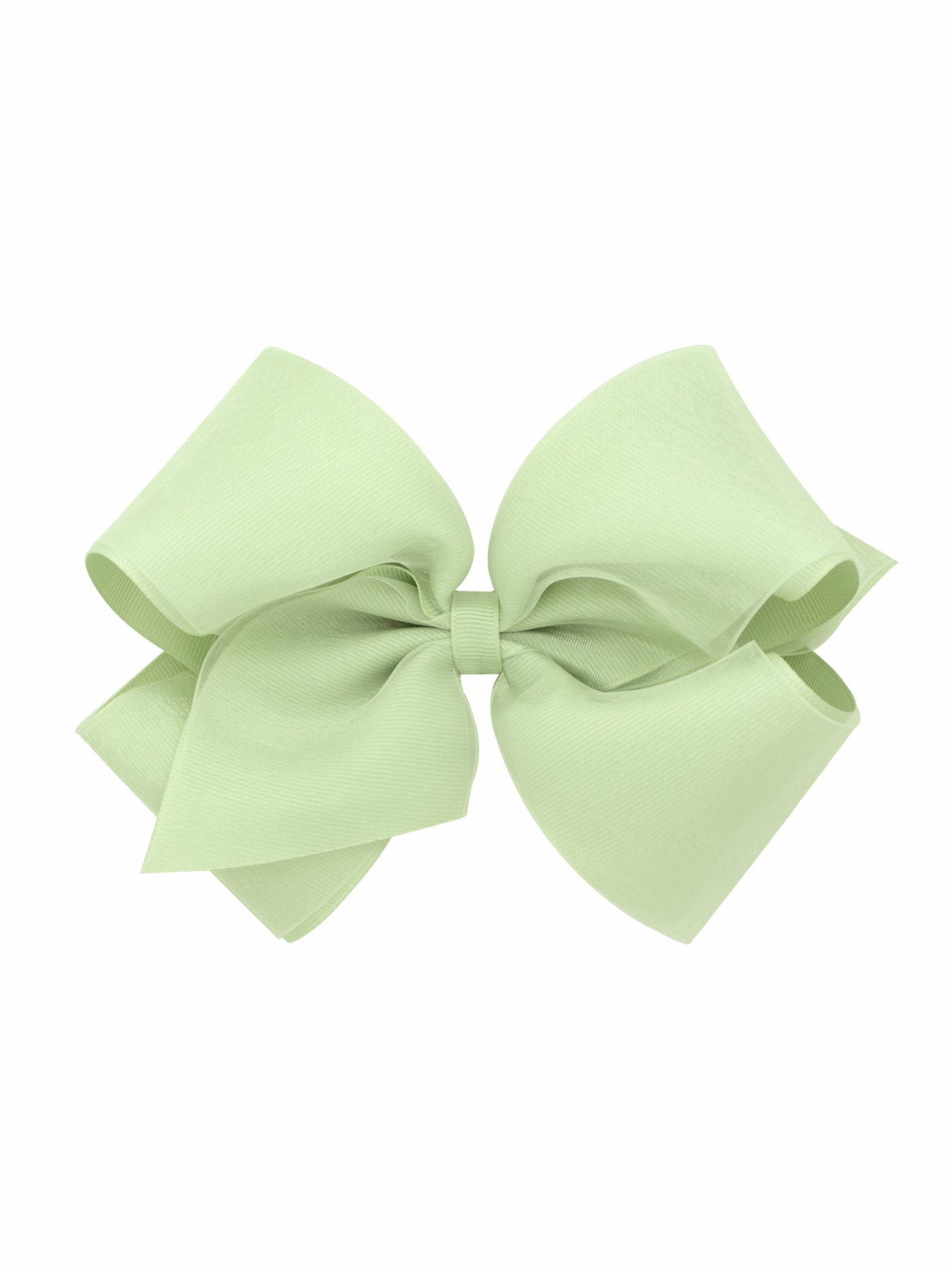 King Organza and Grosgrain Overlay Hair Bow SEF